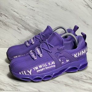 DYKHMily Safety Toe Shoe Sneaker Purple Size  Men’s US 6.5 Women’s US 8 D91823